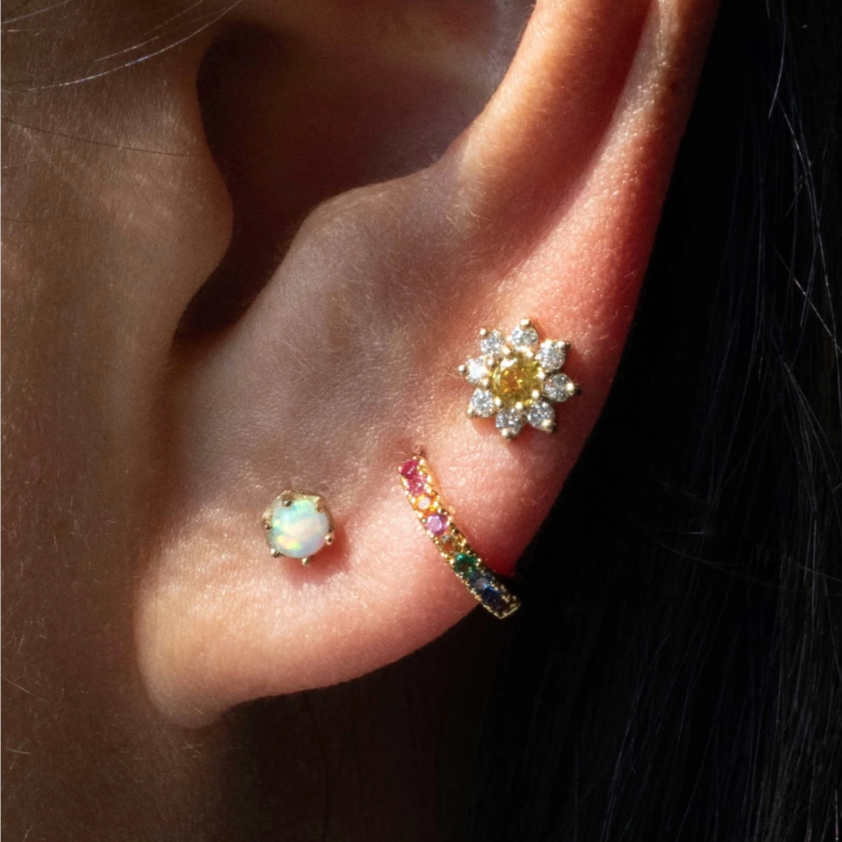 Foe & Dear | Aurora Opal Studs