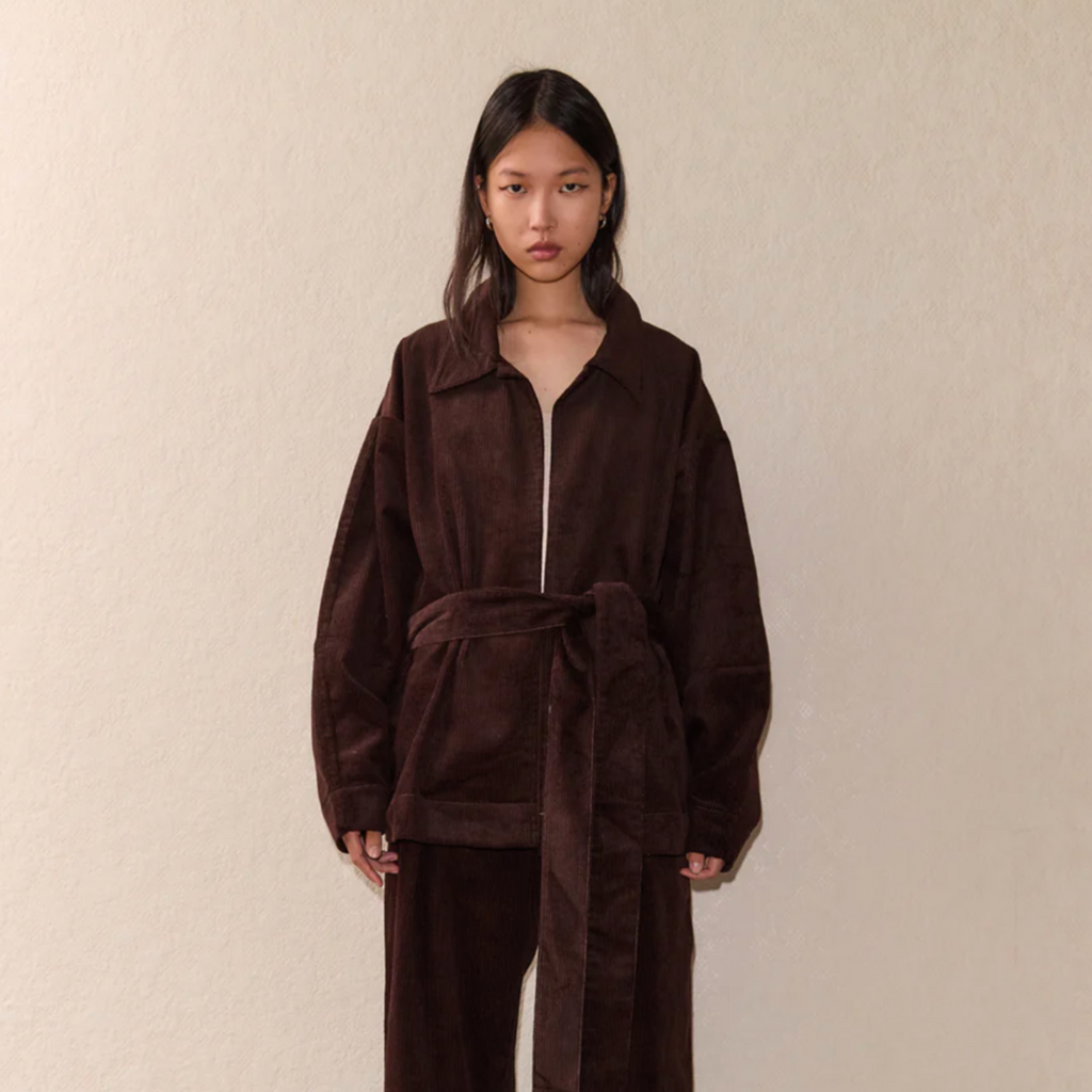 Deiji Studios | Cord House Coat in Cedar