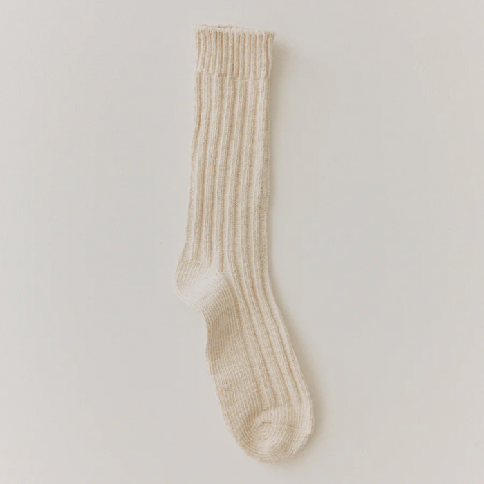 Deiji Studios | Woven Sock in Cream