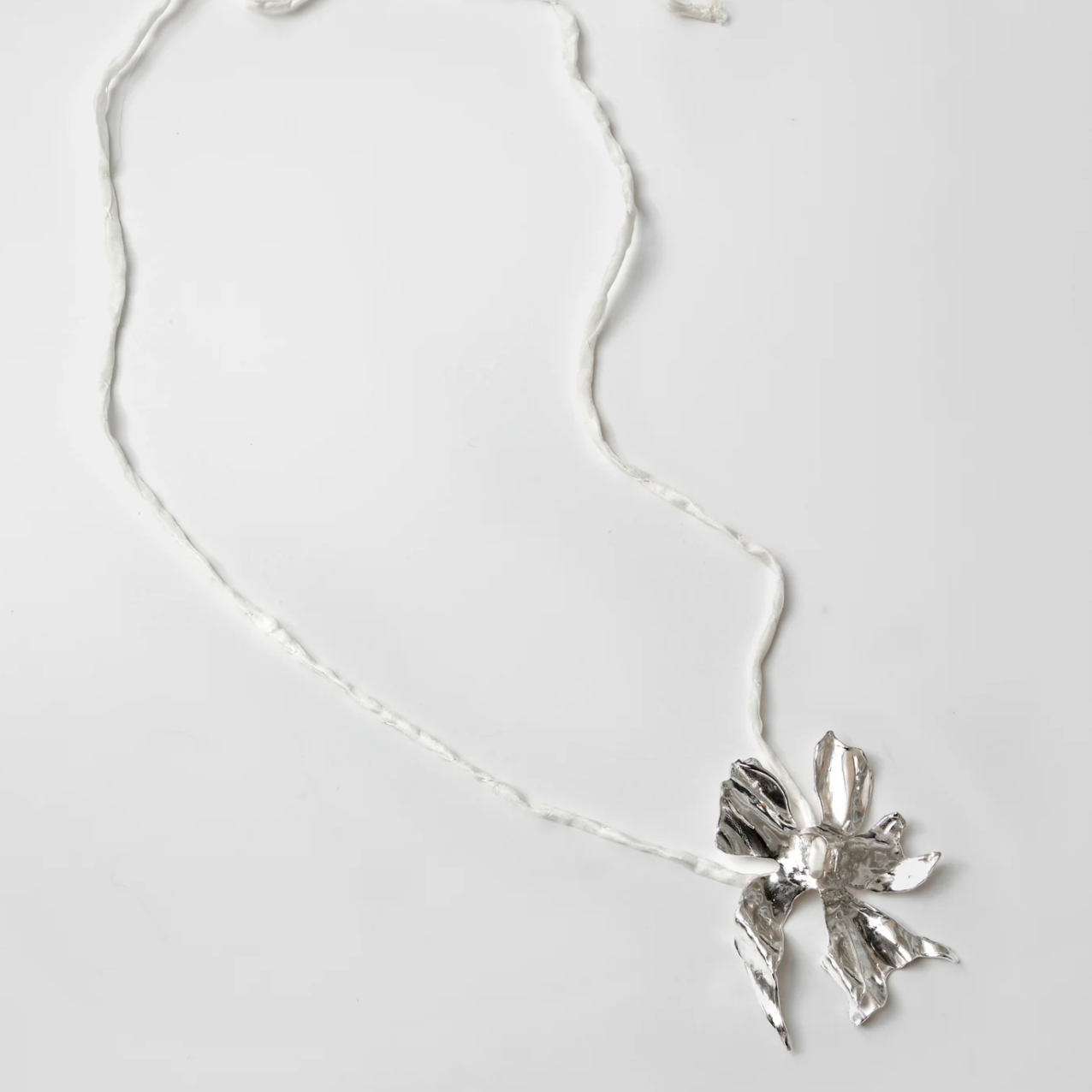 Wolf Circus | Flower Cord Necklace in Cream