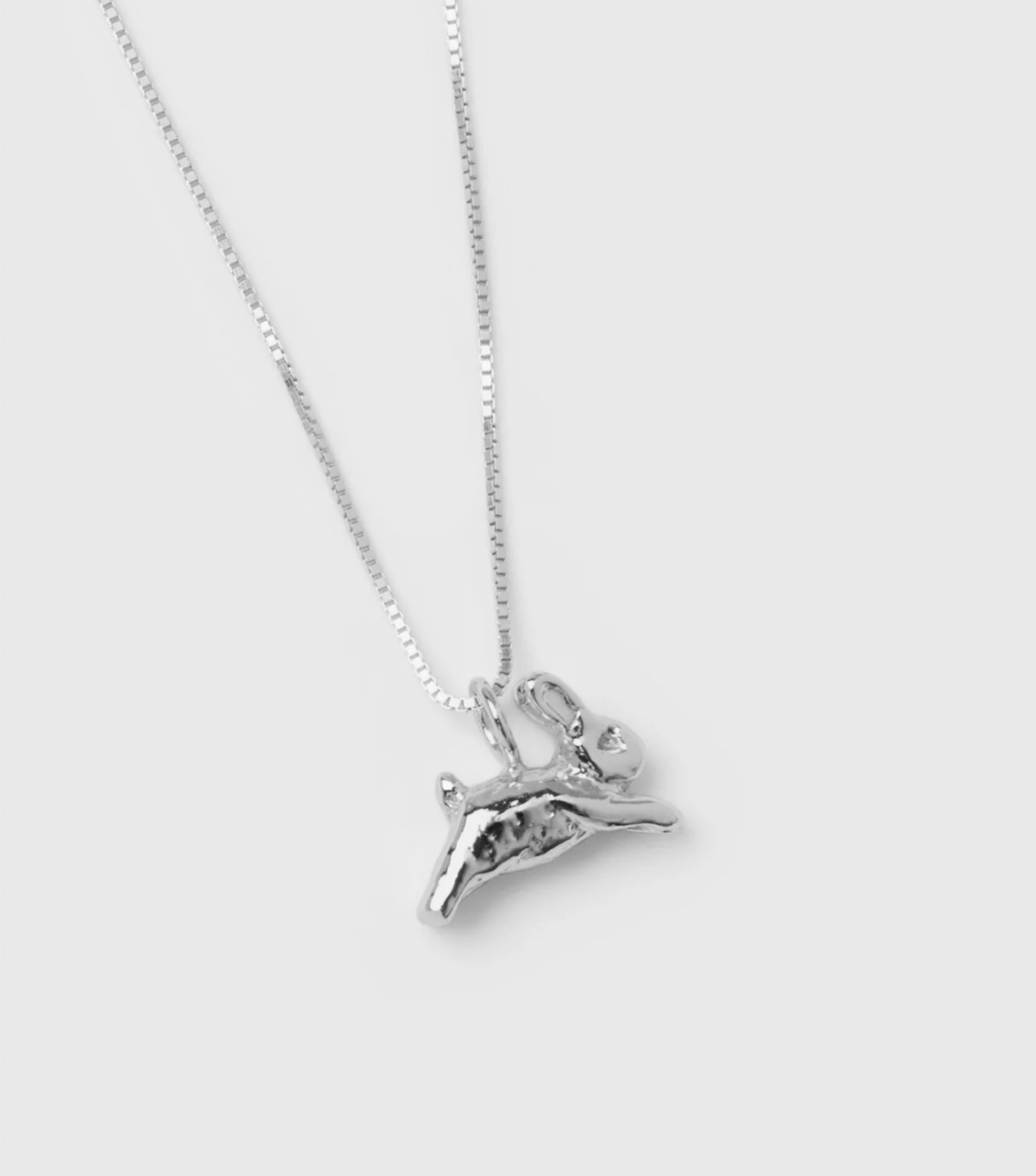 Wolf Circus | Bunny Charm Necklace in Silver - Hey Jude