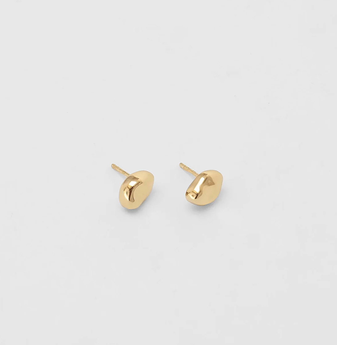 Wolf Circus | Bean Stud Earrings in Gold - Hey Jude