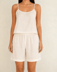 Wildflo Studio | Linen Camisole in Ecru - Hey Jude