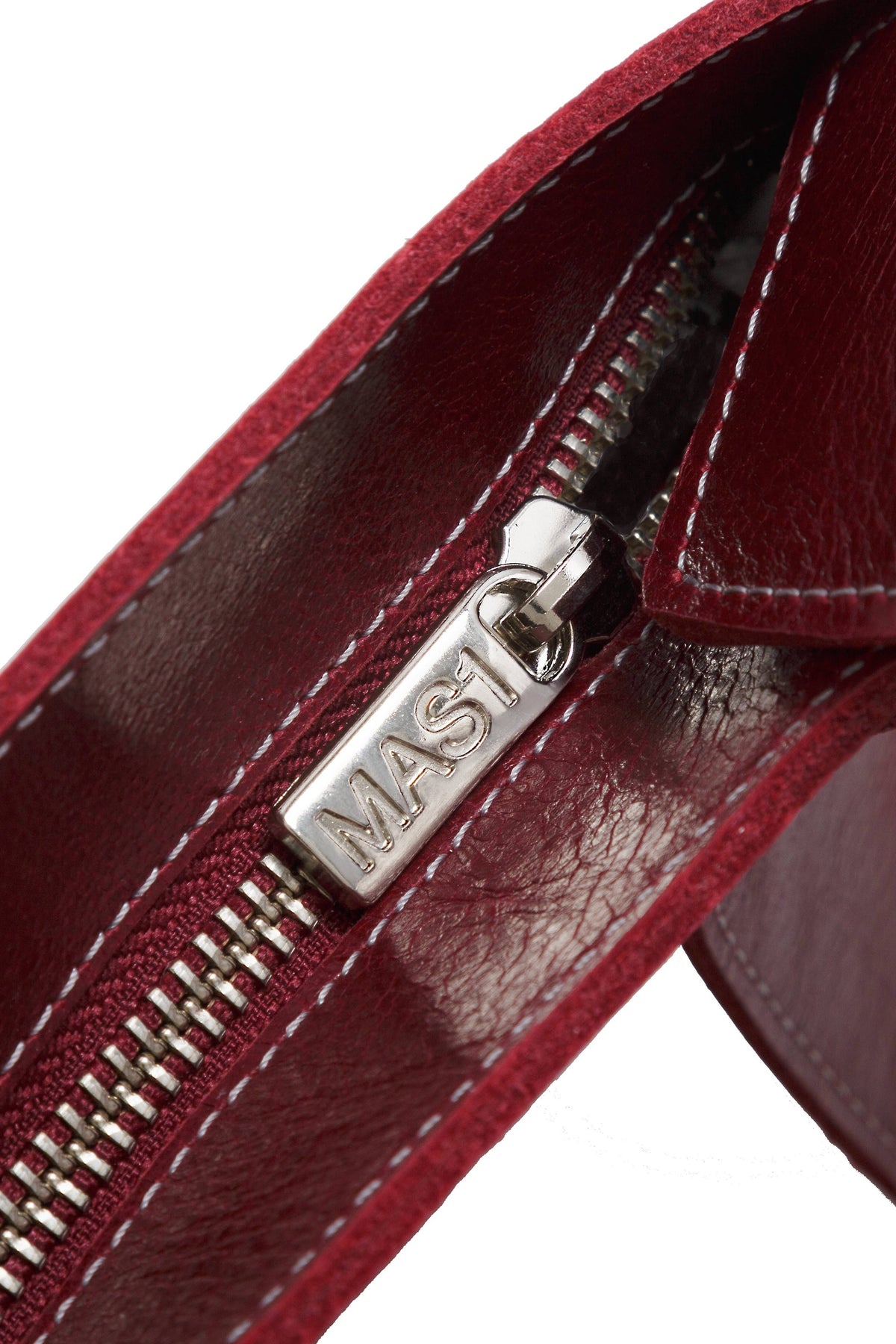 Mas1 | Bruna Leather Crossbody in Garnet
