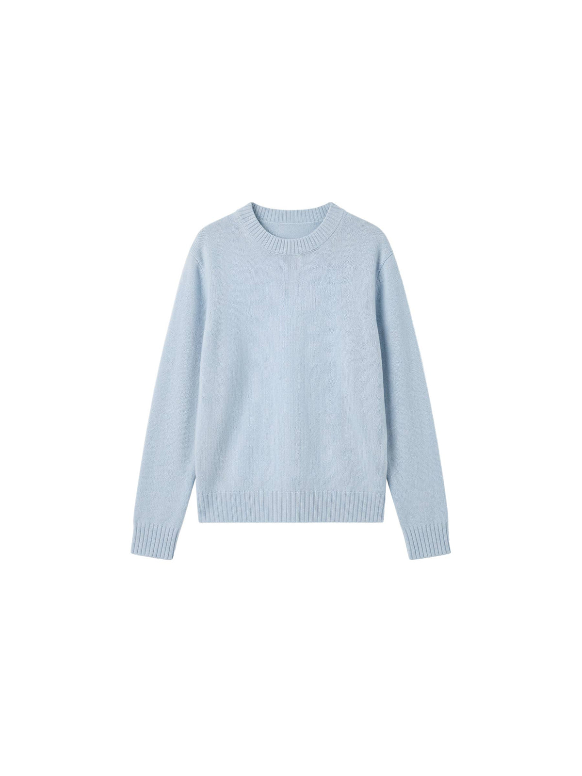 CUBIC | Wool Relaxed Crewneck Sweater in Sky Blue