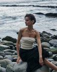LA RELAXED - Pointelle Tube Top: Creme / S - Hey Jude