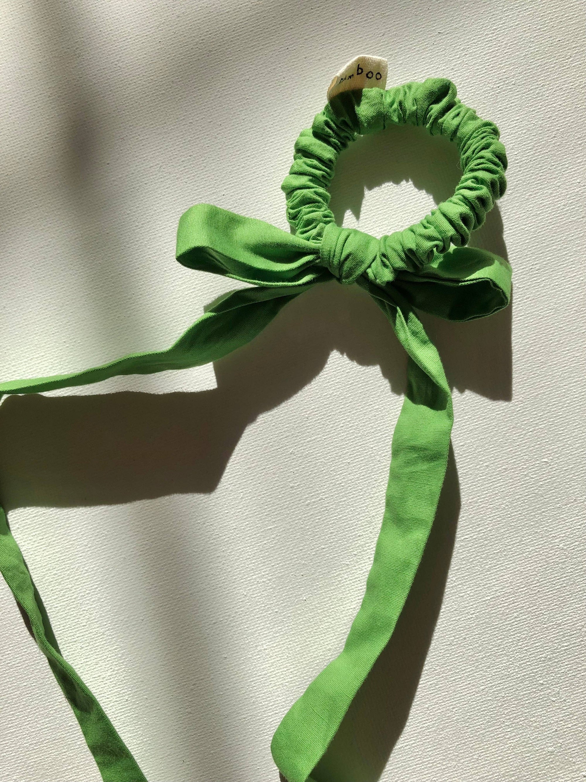 Billy Bamboo | Cotton Poplin Bow Scrunchie