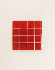 Subtle Art Studios | Glass Tile Coaster in Apple - Hey Jude