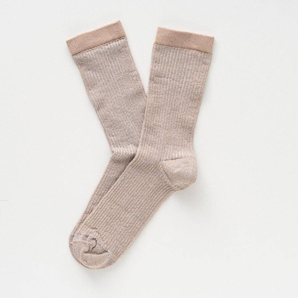 KLUE - KLUE Glitter Lurex socks in eco-friendly Lyocell | Moonlight: 36-40 - Hey Jude