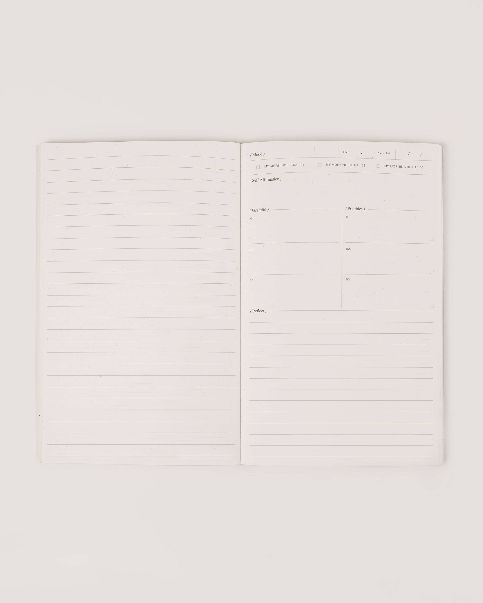 Wilde House Paper | Morning Routine Journal