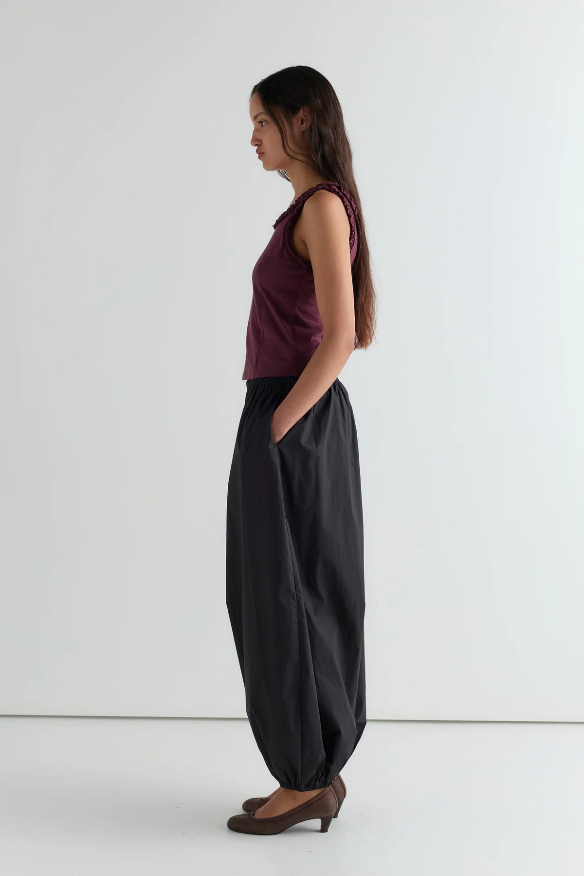 Deiji Studios | Balloon Pant in Black
