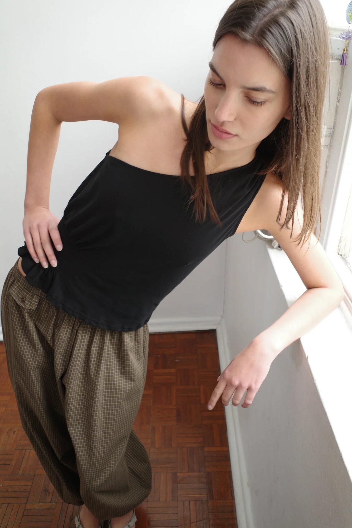 Deiji Studios | Balloon Pant in Garden Check