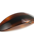 Parcelona - Parcelona French Oval Barrette 3.25" Tortoise Shell Non-Slip Hair Clip Grip - Hey Jude