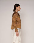Carmen Says | Tartine Plaid Ruffled Blouse