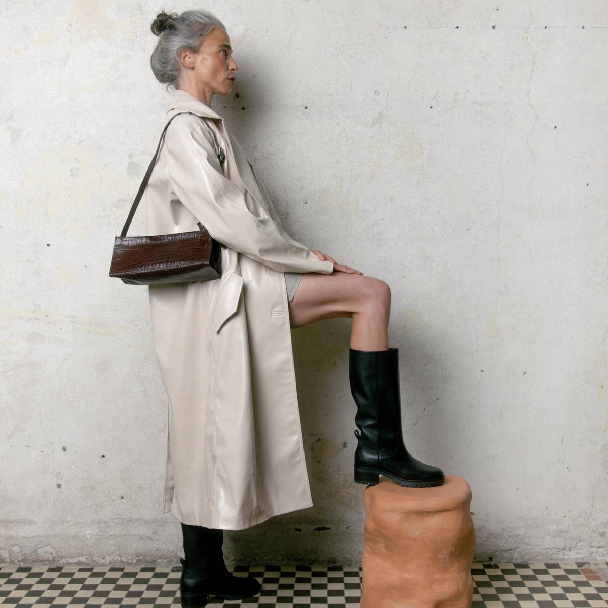 Balagan Studio | Ikar Tall Leather Boots in Black - Hey Jude