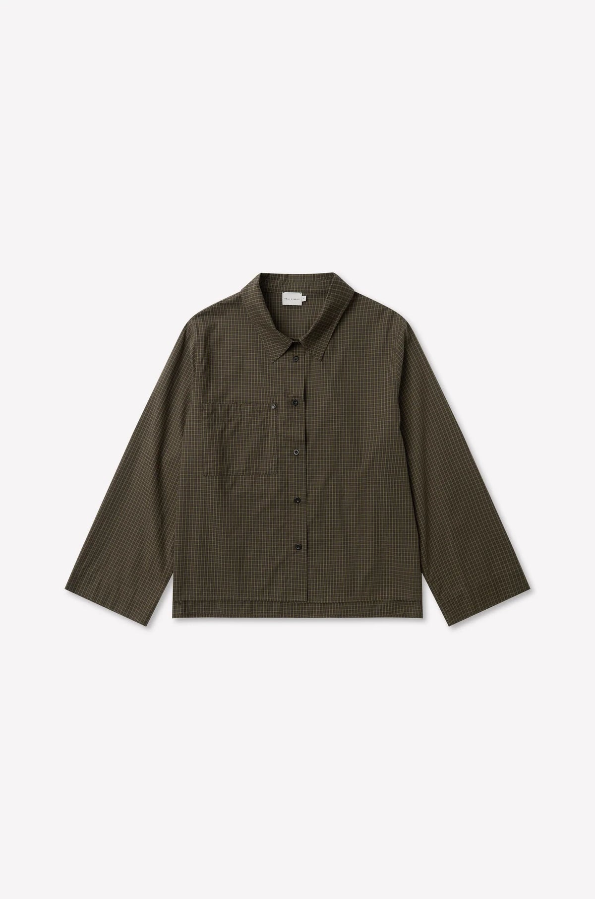 Deiji Studios | Button Pocket Shirt in Garden Check