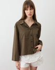 Deiji Studios | Button Pocket Shirt in Garden Check