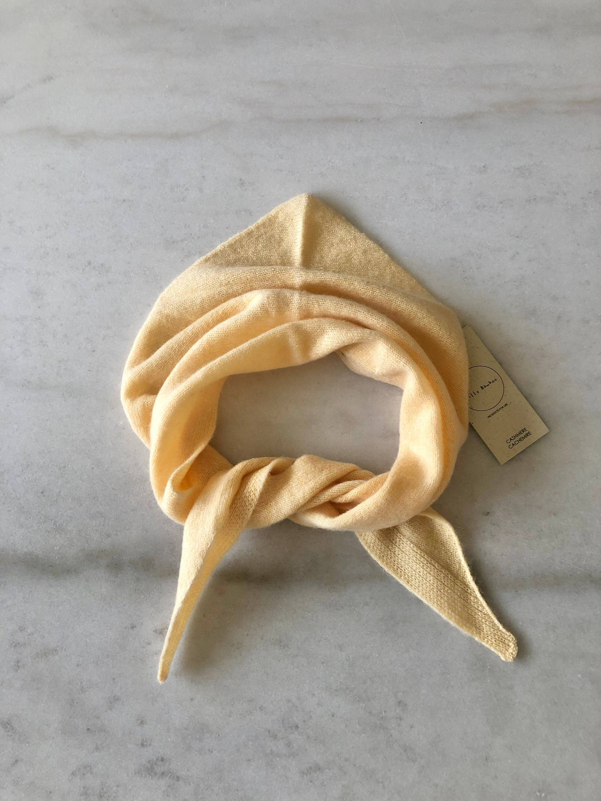 Billy Bamboo | Cashmere Cravat Scarf in Butter
