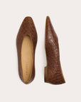 Balagan Studio | Mila Ballerina in Brown Alligator