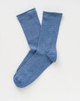 KLUE - KLUE Glitter Lurex socks in eco-friendly Lyocell | Mineral Blue: 36-40 - Hey Jude