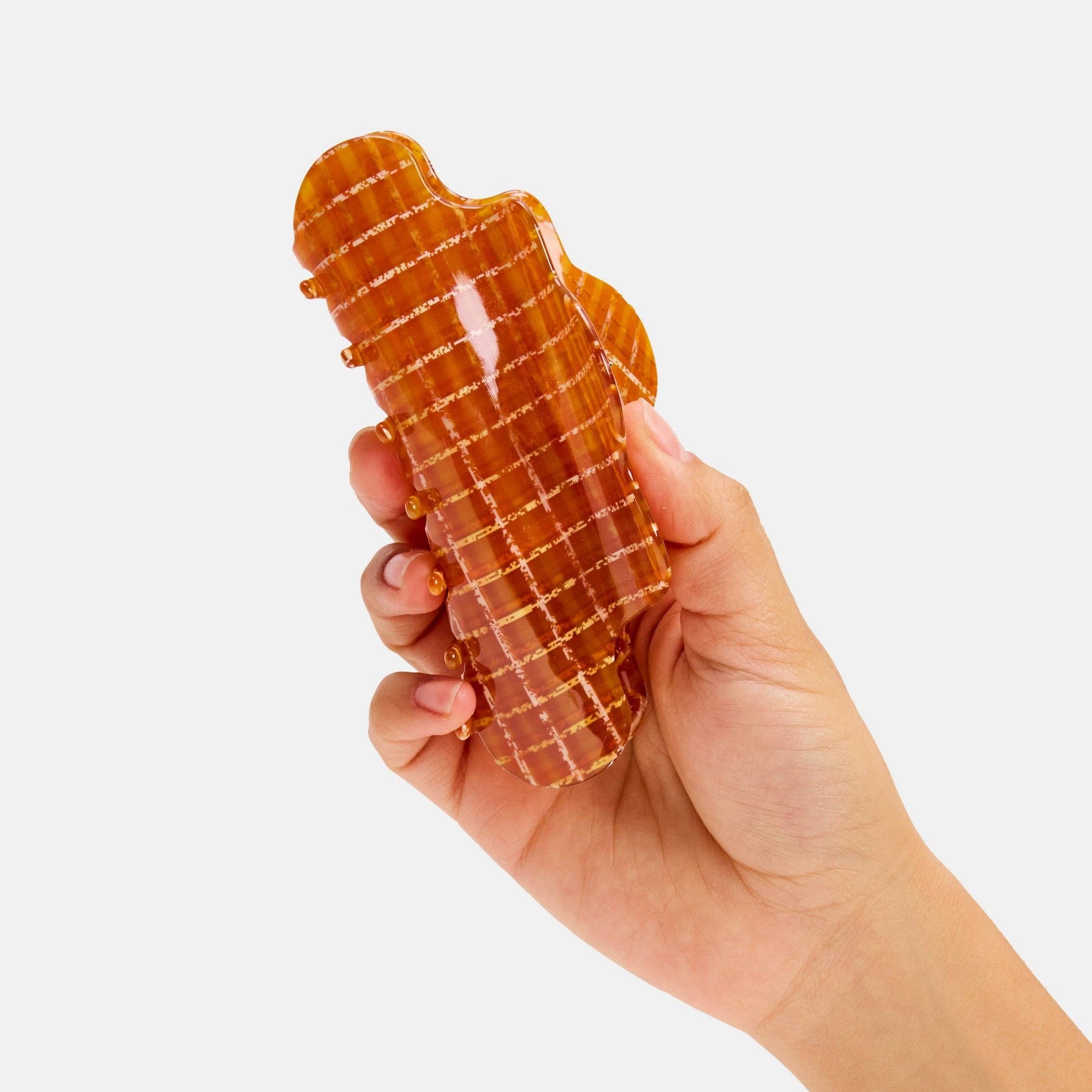 CHUNKS - Nimbus Claw in Caramel Plaid - Hey Jude