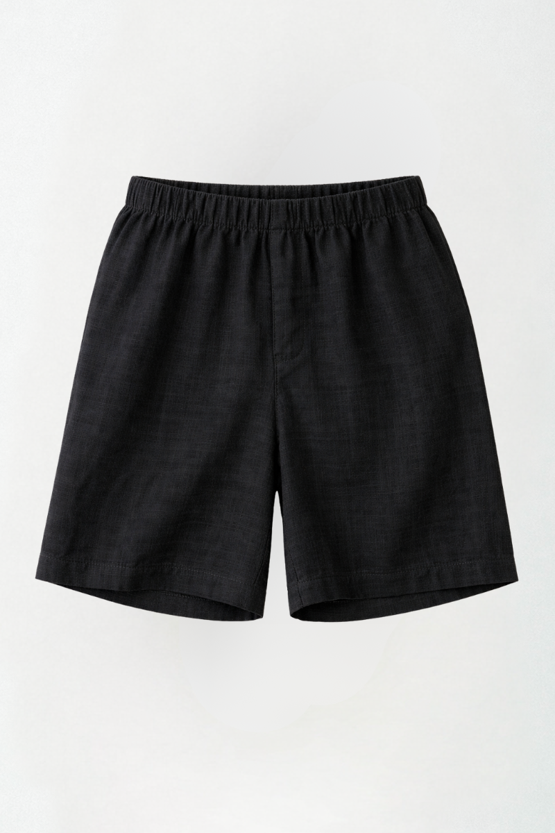Wildflo Studio - Linen Bermuda Shorts Ink: Ink / S - Hey Jude