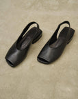 Lonza | Gloss Block Sandal in Black - Hey Jude