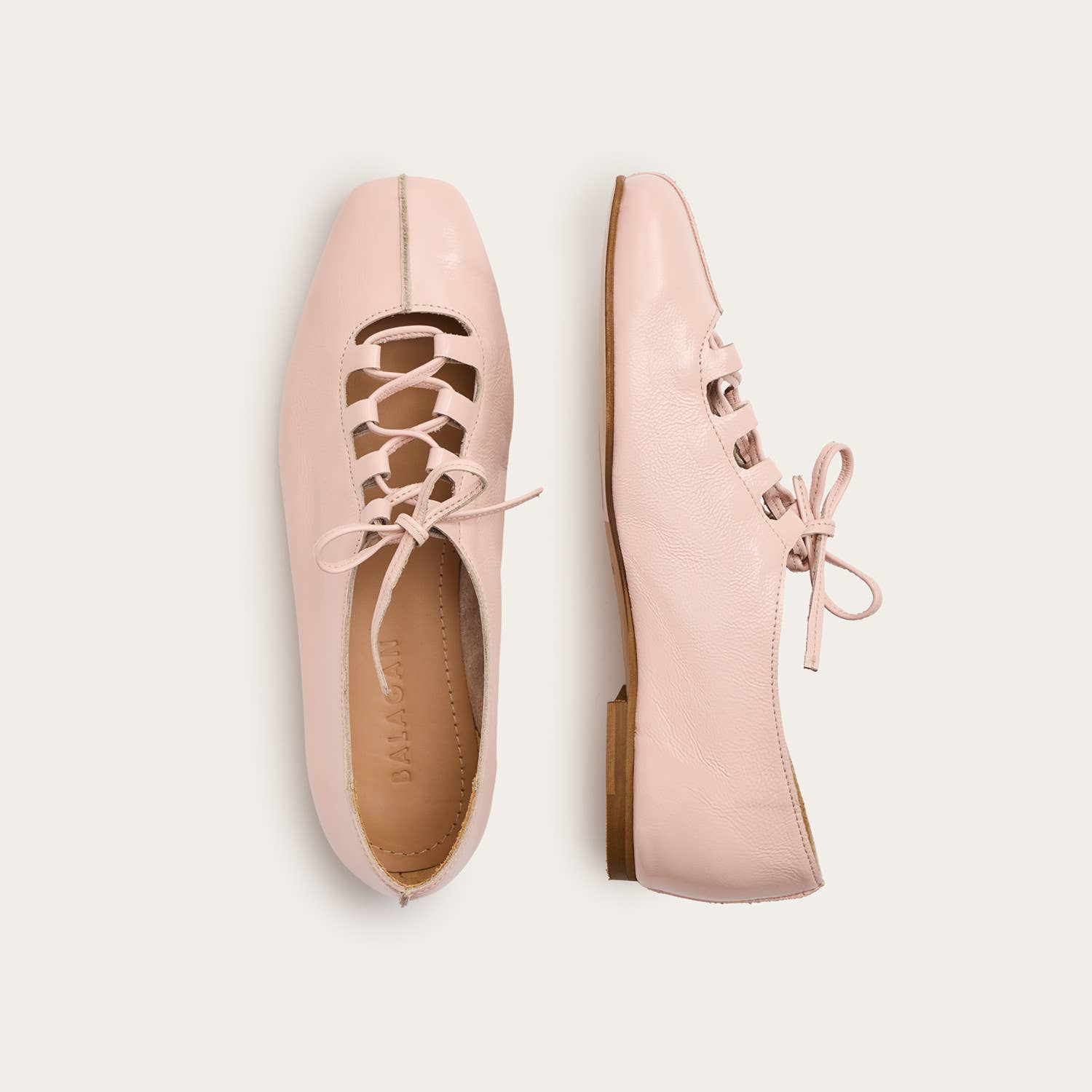 Balagan Studio - Roma Ballerina, light pink gloss: Pink / 38 - Hey Jude