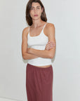 Deiji Studios | Ease Trouser in Rust Stripe