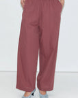 Deiji Studios | Ease Trouser in Rust Stripe