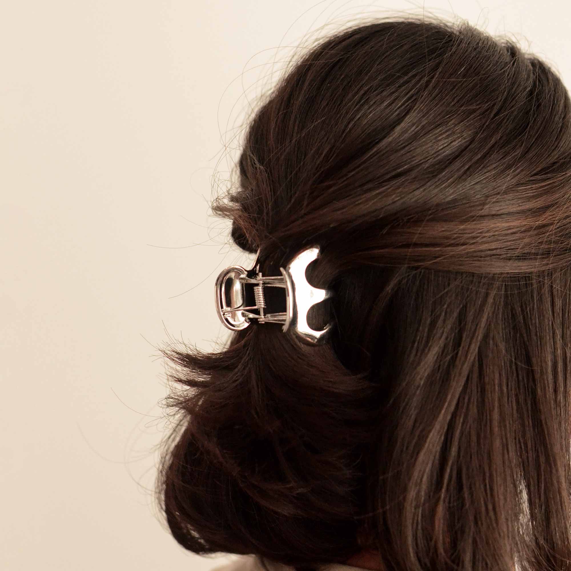 nar&#39;sha | Silver Metal Hair Claw