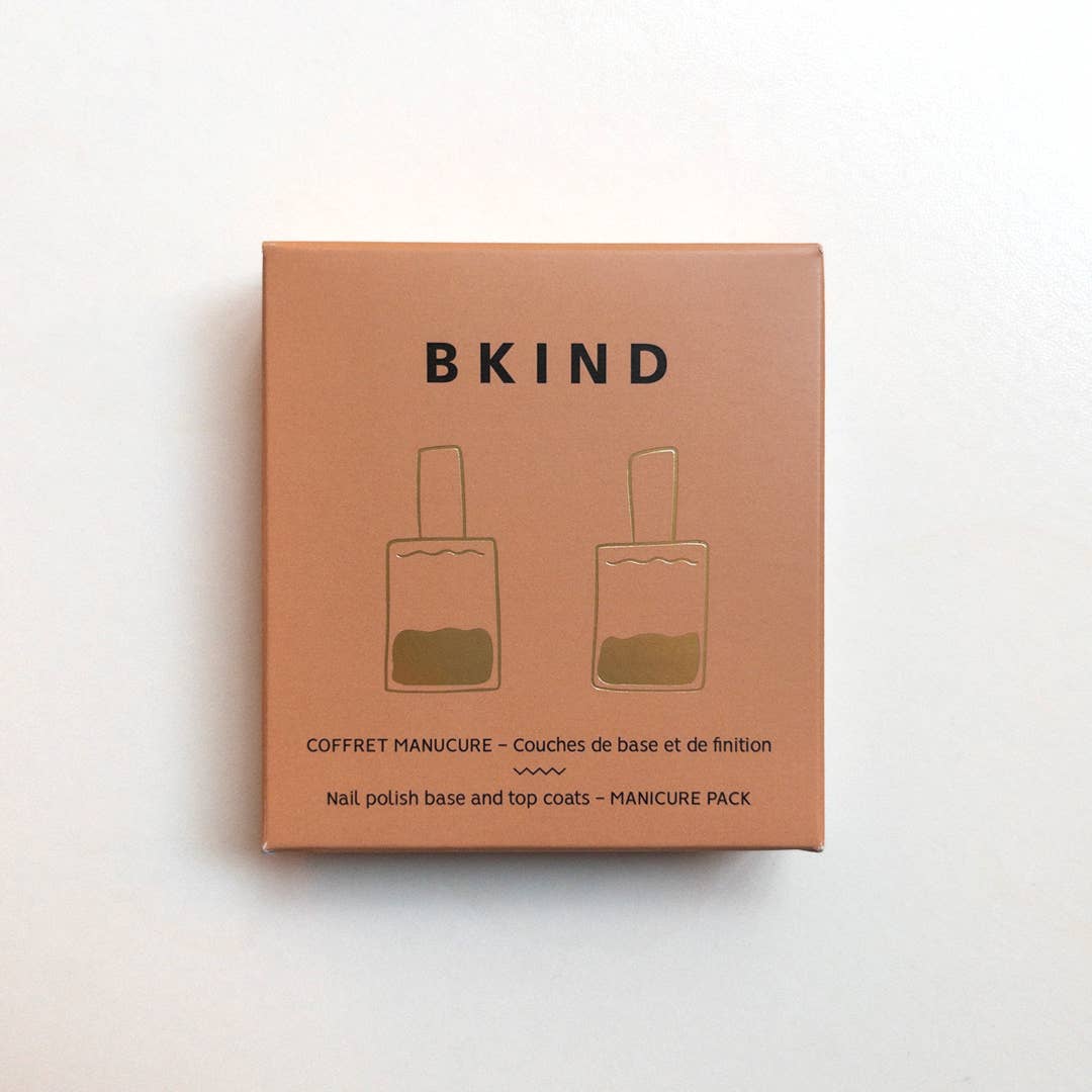 BKIND - Manicure Pack - Nail Polish Duo - Base and top coats - Hey Jude
