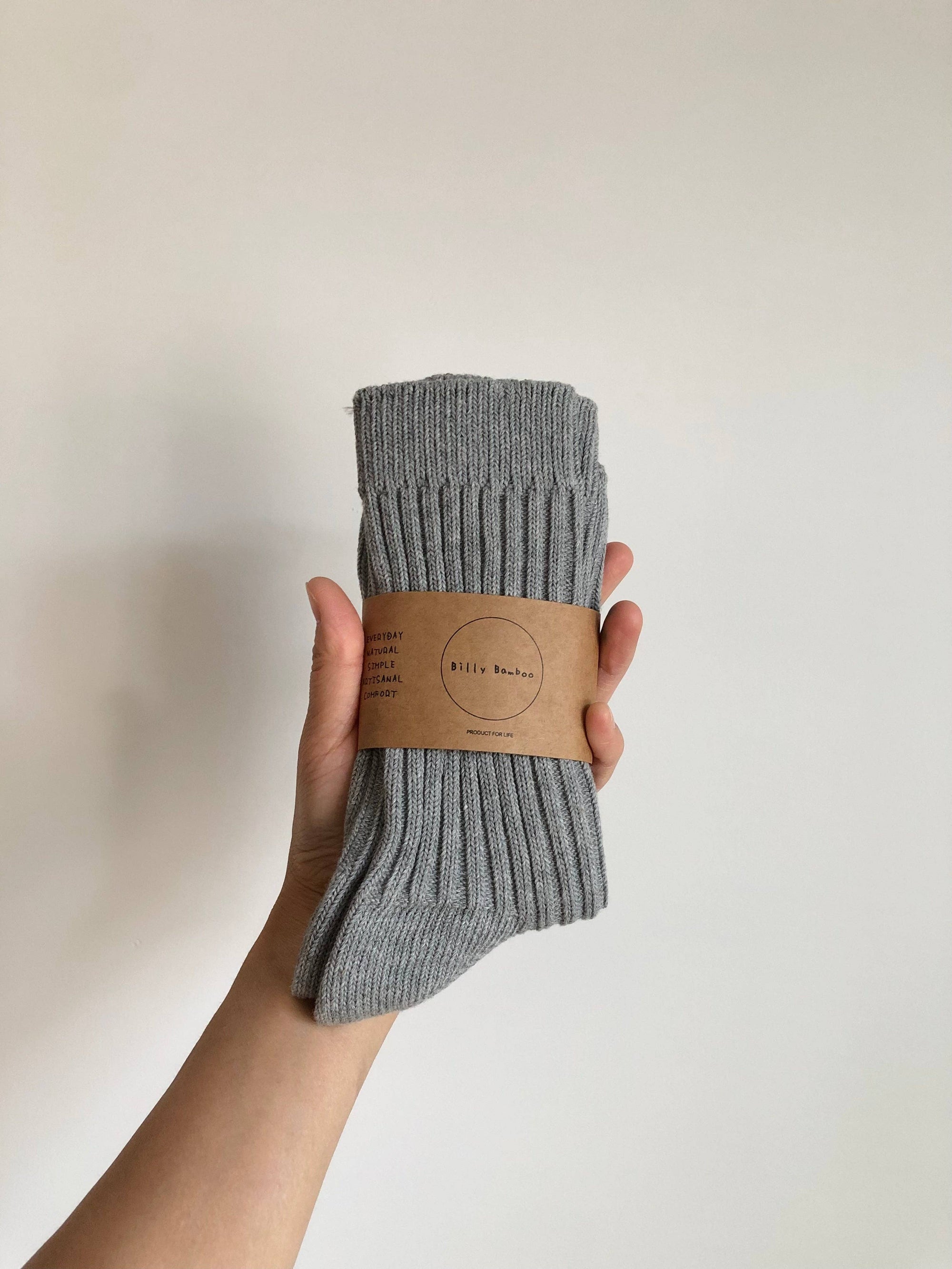 Billy Bamboo | Ribbed Cotton Socks