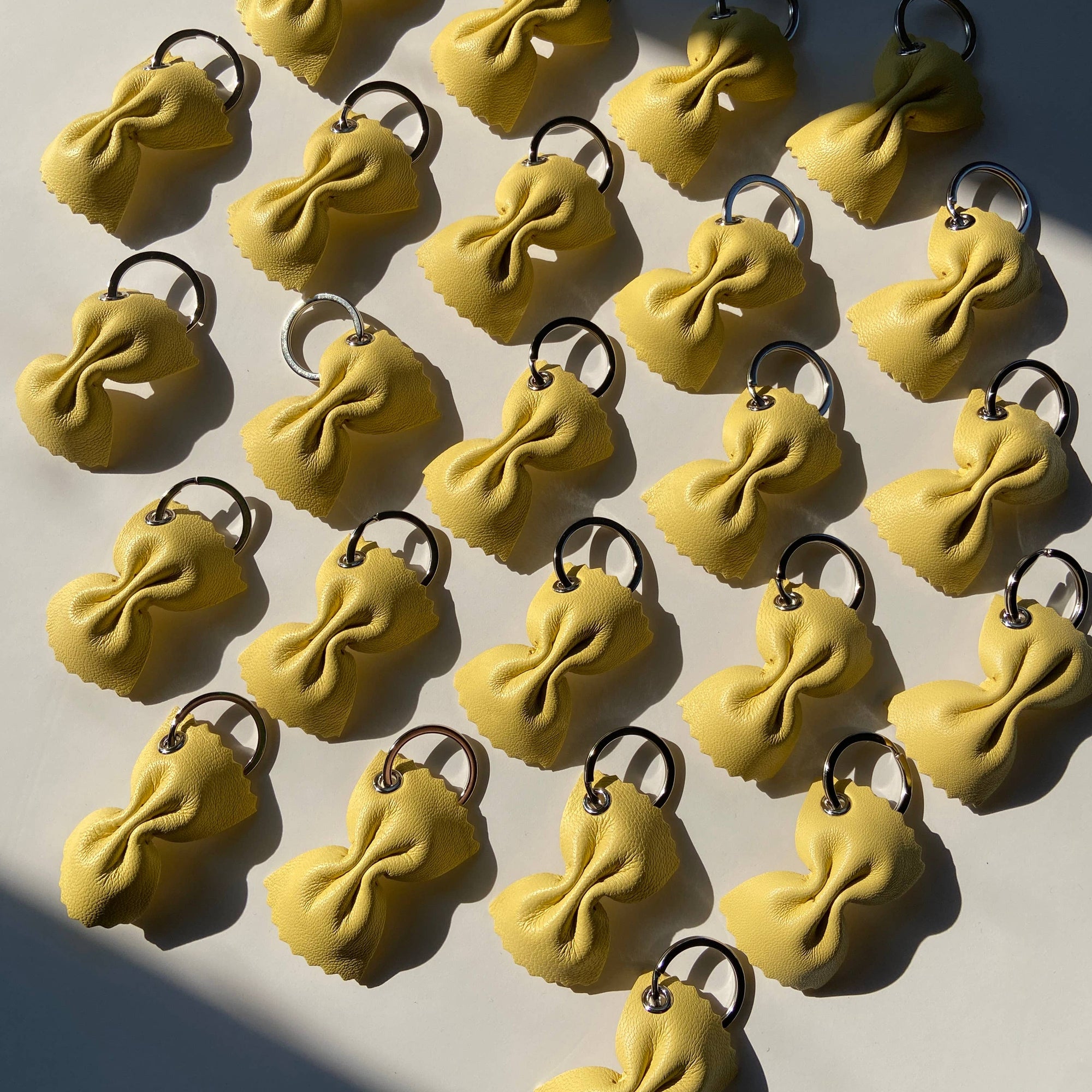 Melo Melo | Handcrafted Leather Farfalle Keychain
