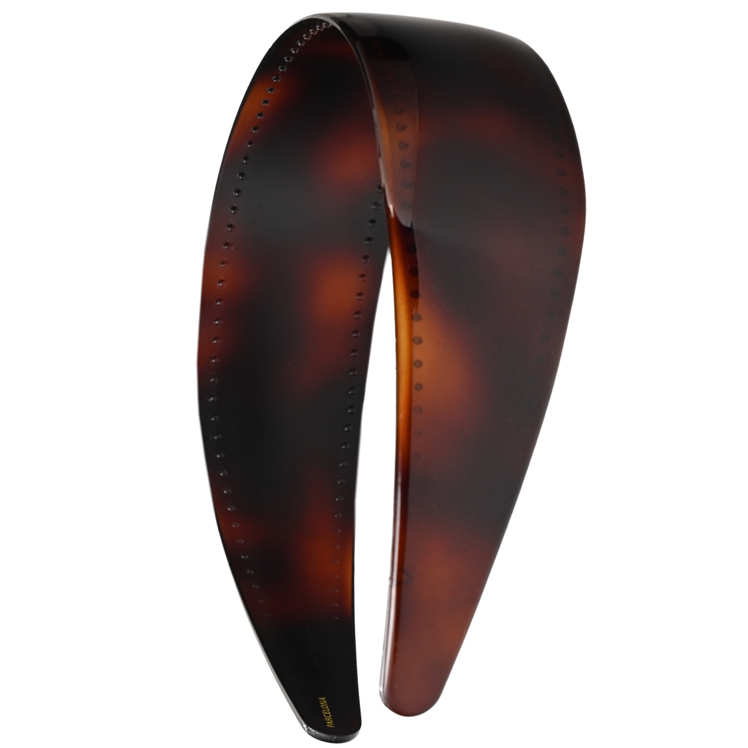 Parcelona - Parcelona Tortoise Shell French Headband 1.5 Inch Wide Cellulose Hairband for Women - Hey Jude