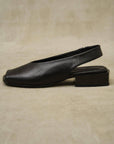 Lonza | Gloss Block Sandal in Black - Hey Jude