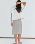 Deiji Studios | Basic Skirt in Grey *PREORDER*