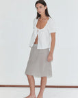 Deiji Studios | Basic Skirt in Grey *PREORDER*