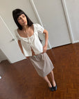 Deiji Studios | Basic Skirt in Grey *PREORDER*