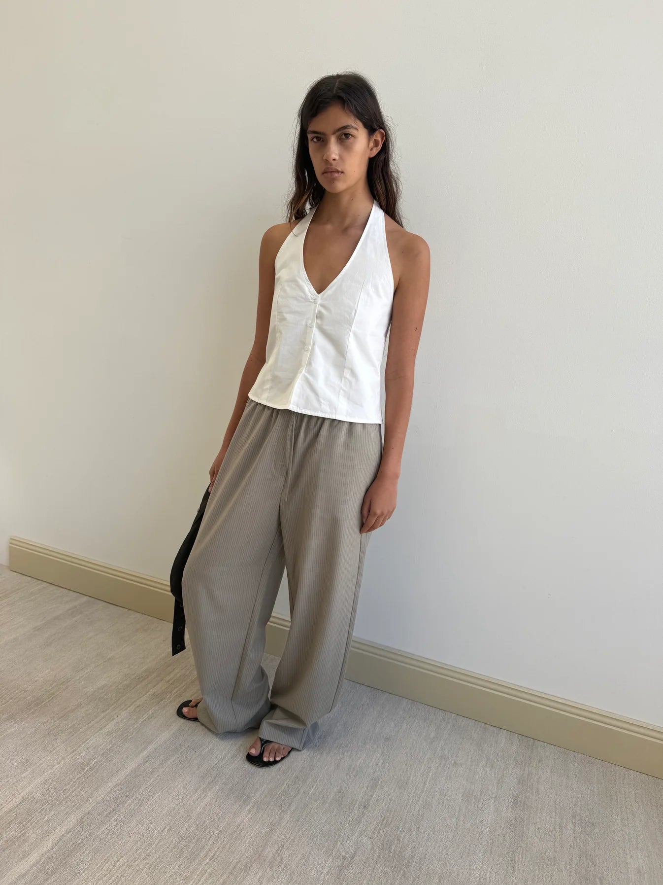 Deiji Studios | Waist Halter in White
