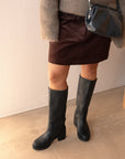 Balagan Studio | Ikar Tall Leather Boots in Black - Hey Jude