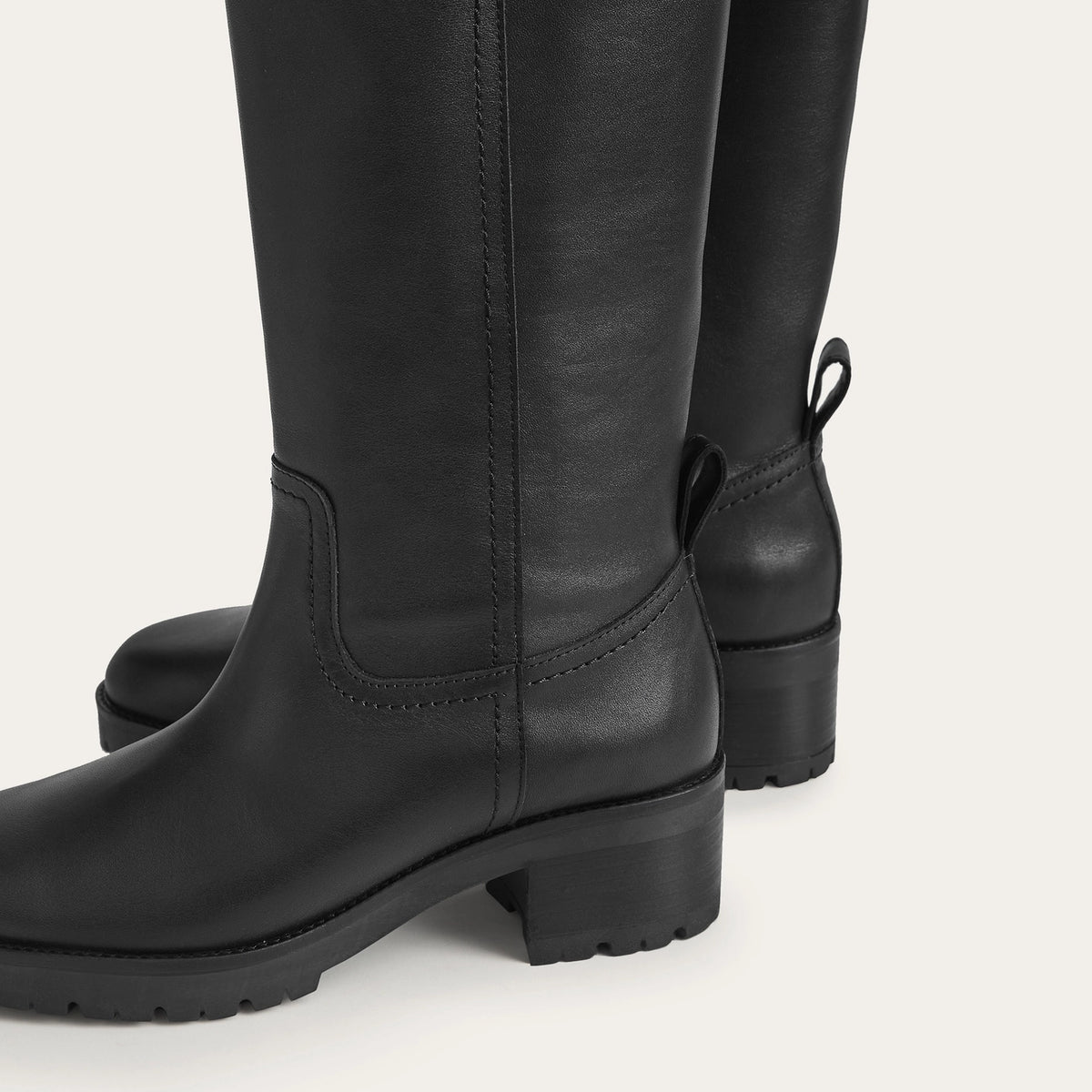 Balagan Studio | Ikar Tall Leather Boots in Black - Hey Jude
