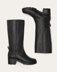 Balagan Studio | Ikar Tall Leather Boots in Black - Hey Jude