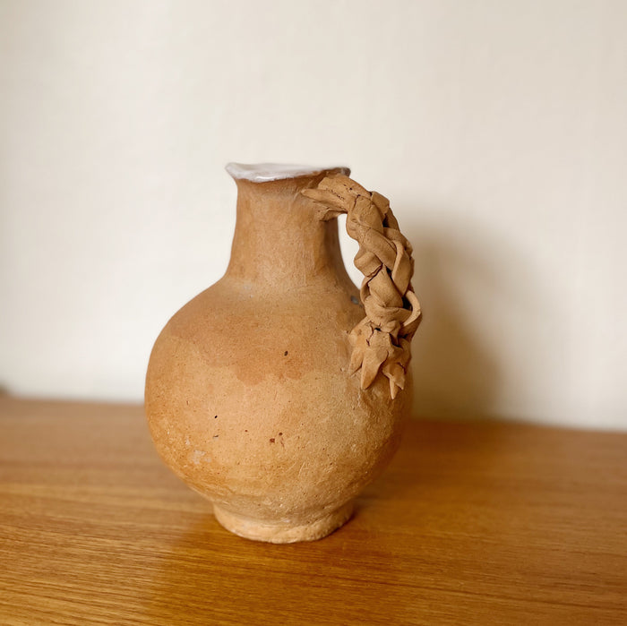 Terracotta Hand-formed Ceramic Pitcher