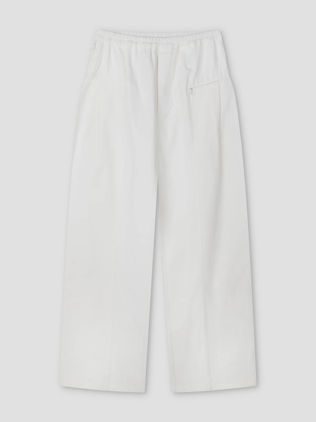 Deiji Studios | Pleat Pant in White - Hey Jude