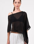 hijulez | Poncho in Black