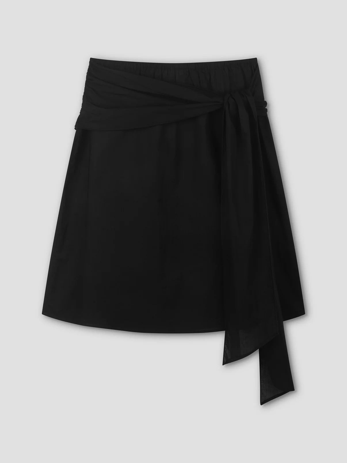 Deiji Studios | Scarf Midi Skirt in Black - Hey Jude
