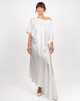 hijulez | Silk Shawl in Pearl