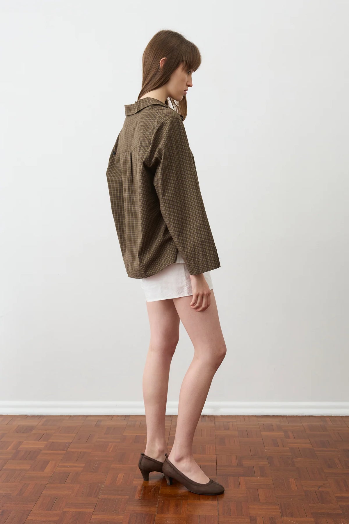Deiji Studios | Button Pocket Shirt in Garden Check