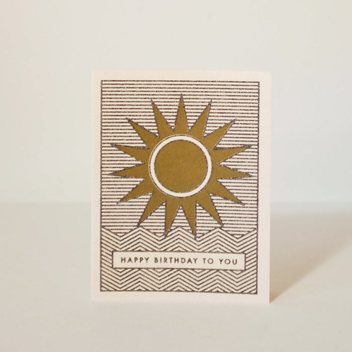 Sunshine Birthday Card